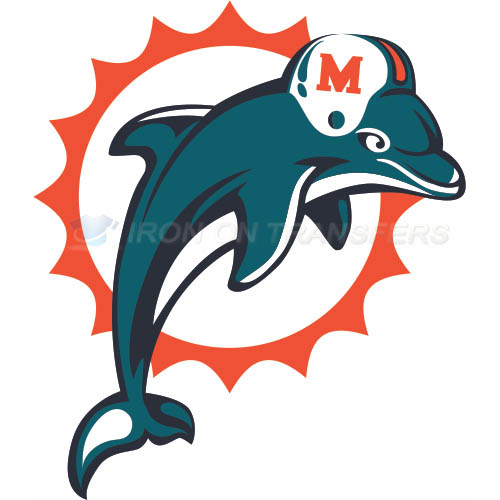 Miami Dolphins Iron-on Stickers (Heat Transfers)NO.579